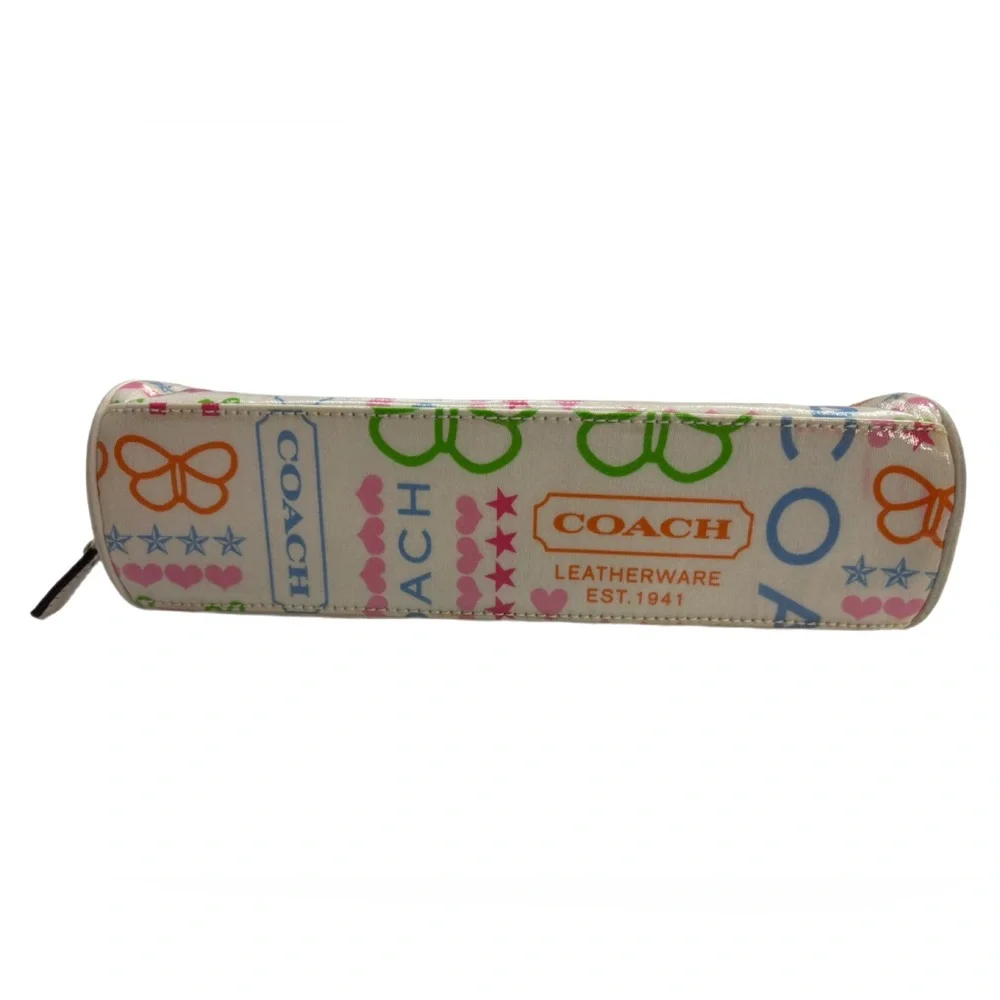 Coach Poppy Graffiti Cosmetic Makeup Bag Y2K Vintage
